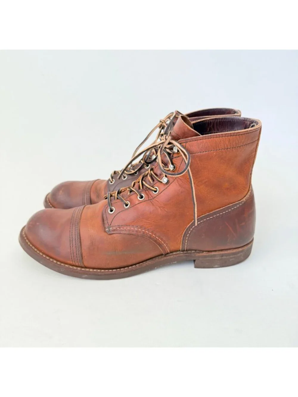 Red Wing Iron Ranger 8085 Boots Copper Rough & Tough Leather USA Men’s Size 13